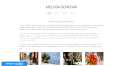 Desktop Screenshot of melissadenchak.com